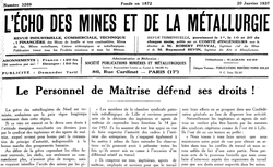 Accéder à la page "Écho des mines et de la métallurgie (L')"