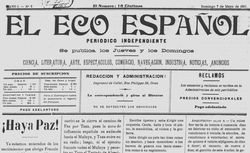 Accéder à la page "Eco espanol (El)"