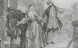 scène de l'ecole des femmes in  [Molière : biographie : documents iconographiques] vue 235