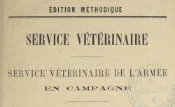 Accéder à la page "Service vétérinaire"