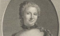 Gabrielle Emilie de Breteuil, Marquise du Châtelet coll. Museum d'histoire naturelle