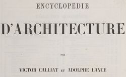 Accéder à la page "Encyclopédie d'architecture"