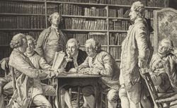 La lecture chez Diderot : [estampe] / peint par E. Meissonier ; gravé par Monziès 1888