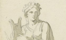  Erato; Polymnie : [dessin] Flamen, Anselme (1647-1717). Sculpteur