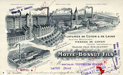 Etablissements Motte-Bossut fils : filatures de coton... 1922. BIbliothèque de Roubaix