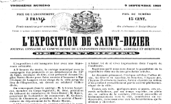 Accéder à la page "Exposition de Saint-Dizier (L') "