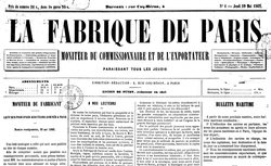 Accéder à la page "Fabrique de Paris (La)"