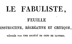 Accéder à la page "Fabuliste (Le) "