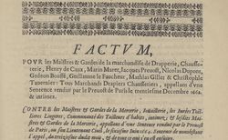 Accéder à la page "Drapiers de Paris (1662?)"