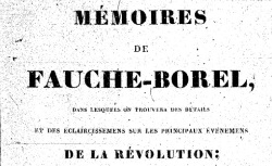 Accéder à la page "Fauche-Borel, Mémoires"
