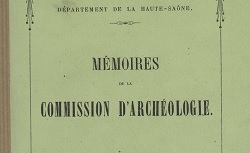 Accéder à la page "Commission d'archéologie (Vesoul)"