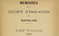 Accéder à la page "Société d'émulation de Montbéliard"