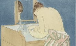 Femme à sa Toilette : estampe / Mary Cassatt, 1891