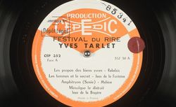 Festival du rire : Yves Tarlet, 1960, SVM, B-5341