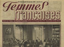 Accéder à la page "Femmes Françaises"