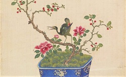 [Fleurs, oiseaux et insectes], 18e siècle (Chine)