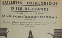 Accéder à la page "Fédération folklorique d'Ile-de-France"