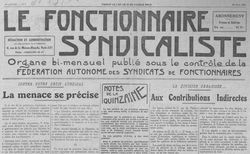 Accéder à la page "Fonctionnaire syndicaliste (Le)"