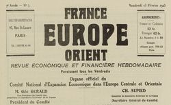 Accéder à la page "France-Europe orientale"