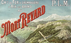  Chemin de fer à crémaillère d'Aix les Bains au Mont Revard, 1890