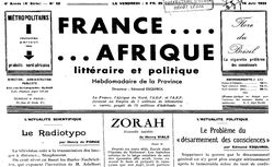 Accéder à la page "France Afrique"