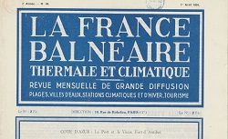 La France balnéaire, thermale et climatique, avril 1934