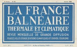 Accéder à la page "France balnéaire, thermale et climatique (La )"