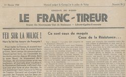 Accéder à la page "Franc-tireur (Le) (édition de Paris)"