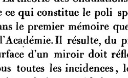 FRESNEL, Augustin (1788-1827) Mémoire sur la réflexion de la lumière