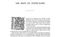 Accéder à la page "Mays de Notre-Dame"