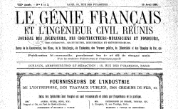 Accéder à la page "Génie français et l'Ingénieur civil réunis (Le)"