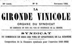 Accéder à la page "Gironde vinicole (La)"
