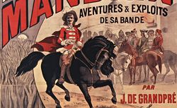 Gratis partout le première livraison illustrée du Capitaine Mandrin par J. de Grandpré (affiche)
