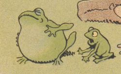 Accéder à la page "La grenouille qui voulait se faire aussi grosse que le boeuf (1668 / 1906)"