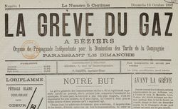 Accéder à la page "Grève du gaz à Béziers (La)"