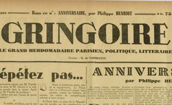 Gringoire : le grand hebdomadaire parisien