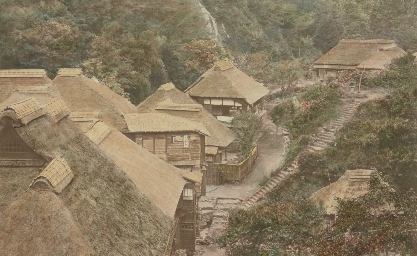 [Hakone] Dogashima, [s.d.], Japonais / Stillfried & Andersen, 1877-1878. SG WD-232 (RES)