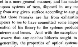 HAMILTON, William Rowan (1805-1865) Theory of Systems of Rays