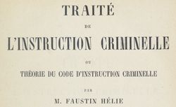 Accéder à la page "Hélie, Faustin (1799-1884) "