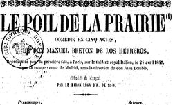 Accéder à la page "Bretón de los Herreros, Manuel (1796-1873)"