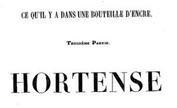 Accéder à la page "Hortense en feuilleton"