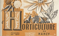 Accéder à la page "Société centrale d'horticulture de Nancy"