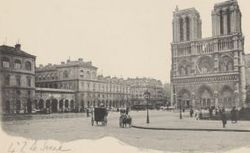 Hôtel-Dieu : photographie de 1903