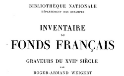 Accéder à la page "Inventaire du fonds français, graveurs du XVIIe siècle"