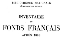 Accéder à la page "Inventaire du fonds français après 1800"