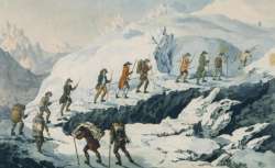 Ascension du Mont-Blanc. 1787.