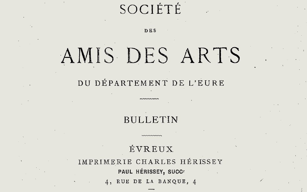 Accéder à la page "Société des amis des arts de l'Eure (Evreux)"