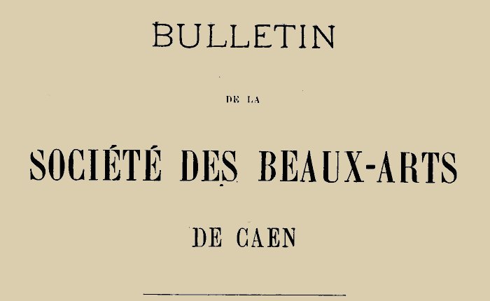 Accéder à la page "Société des beaux-arts de Caen"