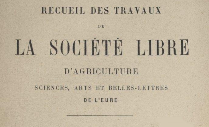 Accéder à la page "Société libre de l'Eure (Evreux)"