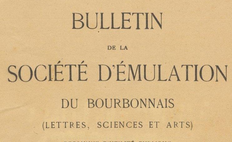 Accéder à la page "Société d'émulation du Bourbonnais (Moulins)"